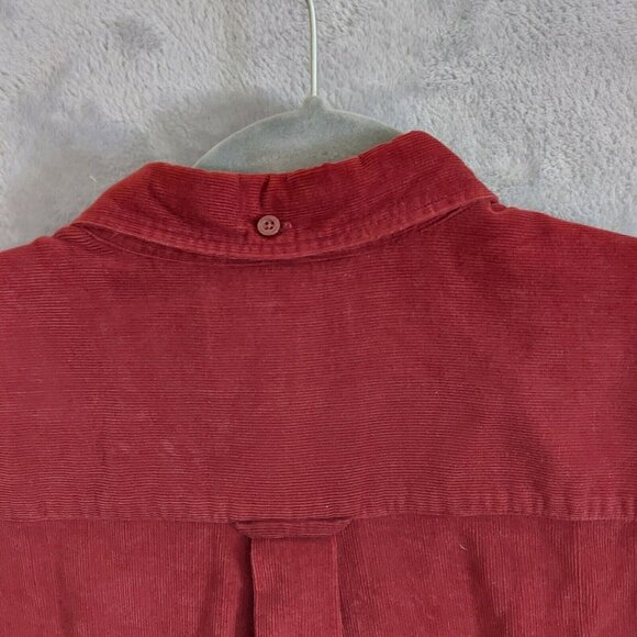 Vintage Nordstrom corduroy shirt mens XXL button down cotton hipster dad career - Picture 10 of 16